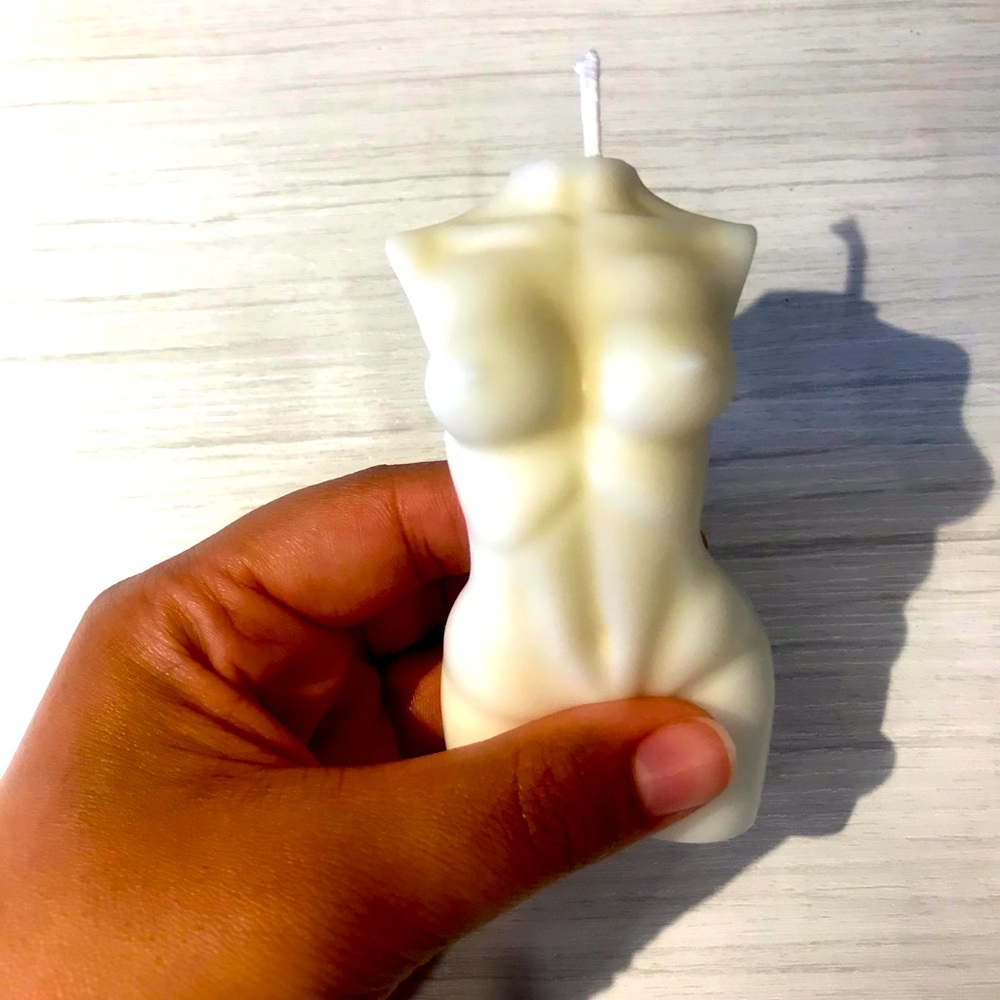 Homemade body candle